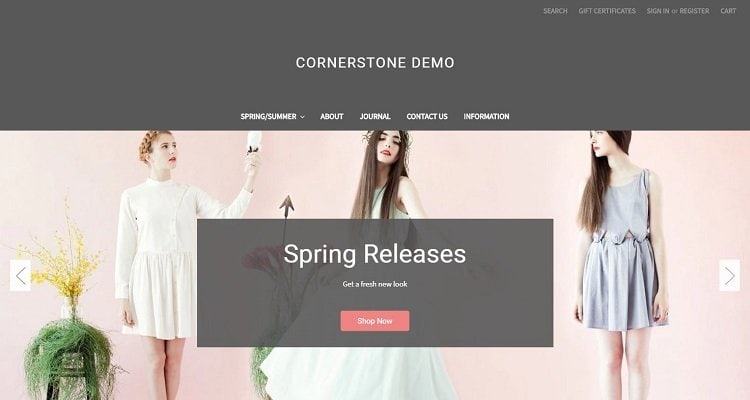 Bigcommerce theme - Cornerstone Bold