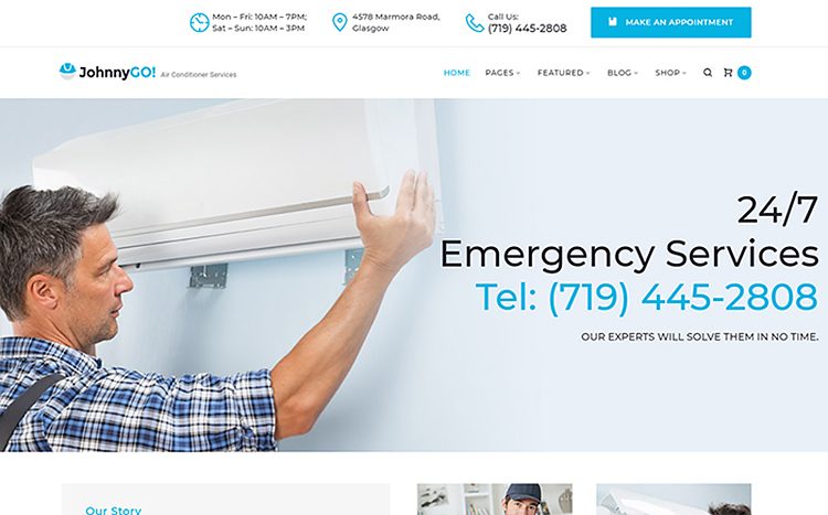 Multipurpose Home Services WordPress Theme Handyman