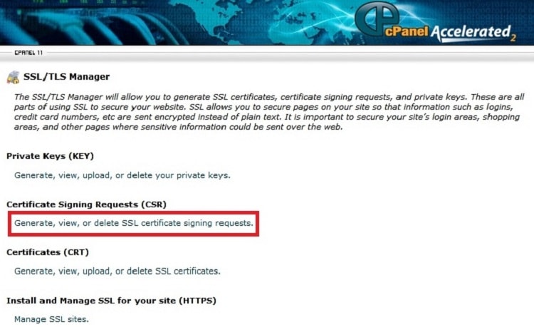 SSL Installation for cPanel