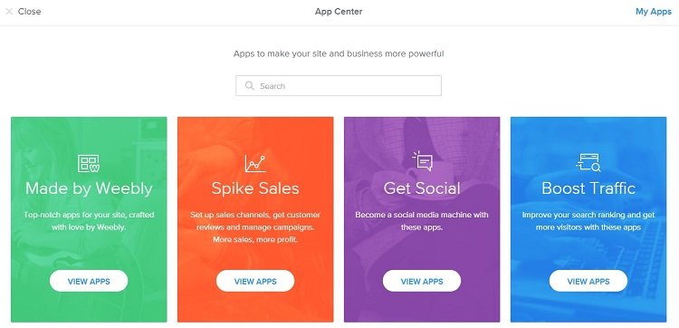Weebly App Center