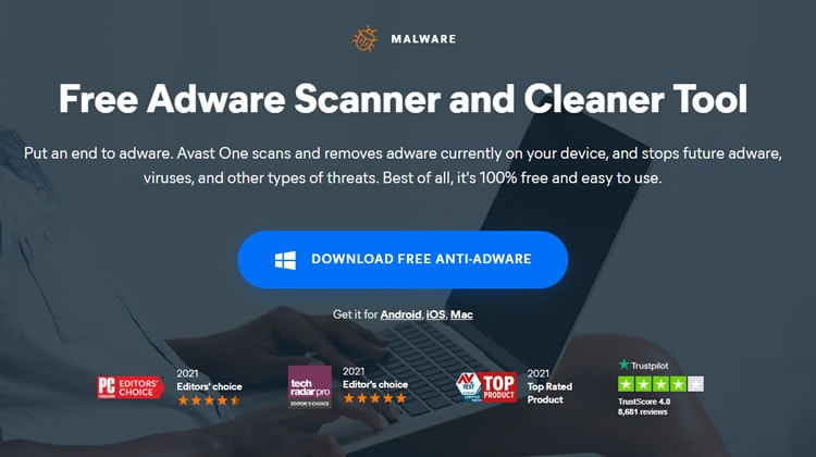 Avast Free Adware Scanner and Cleaner Tool

