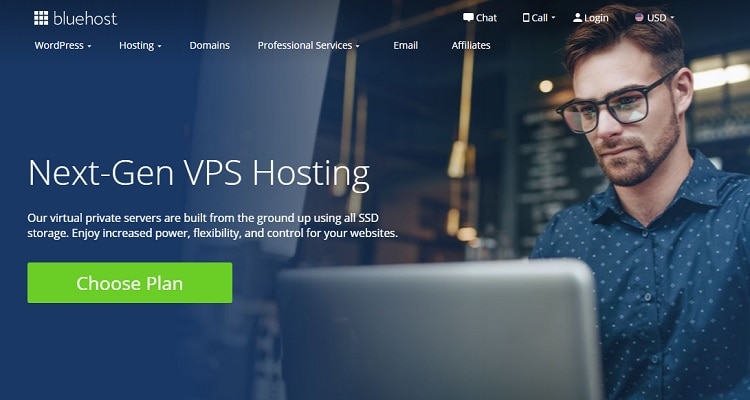 bluehost vps