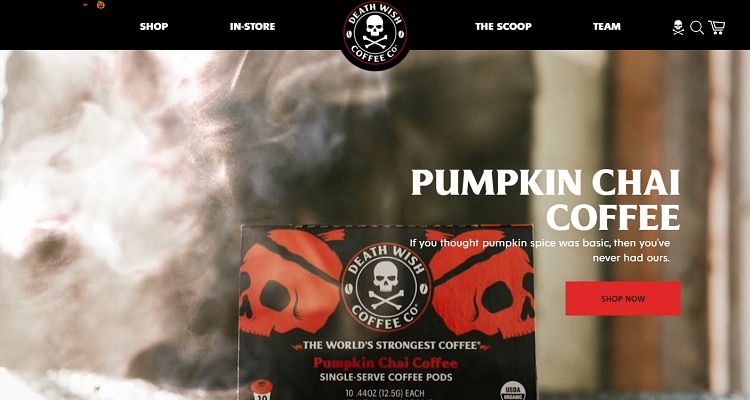 Death Wish Coffee - Shopify success story