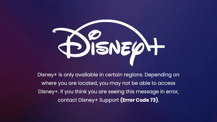 Disney+ Error Code 63