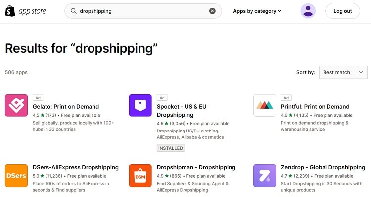 Here's a list of dropshipping apps available in "Shopify App Store". You can easily find a few alternatives which work exactly the same as Oberlo.