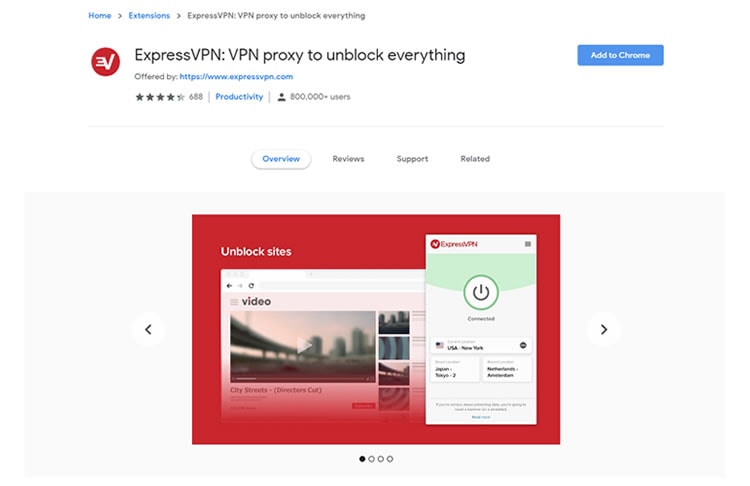 Install VPN browser extension