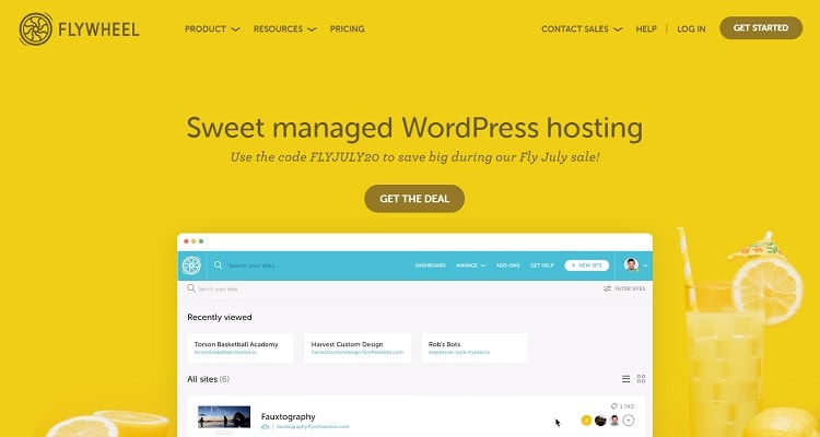 Flywheel managed wordpress hosting