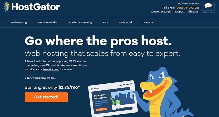 HostGator can be a strong alternative to GoDaddy as the services offered by both solution providers are very similar.