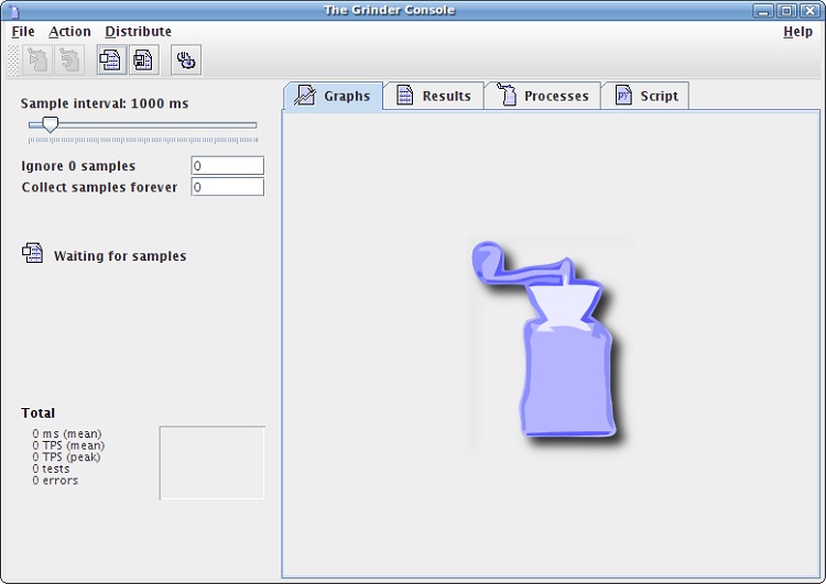 Grinder load testing tool