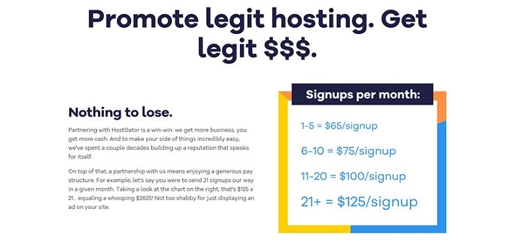 HostGator - affiliate program