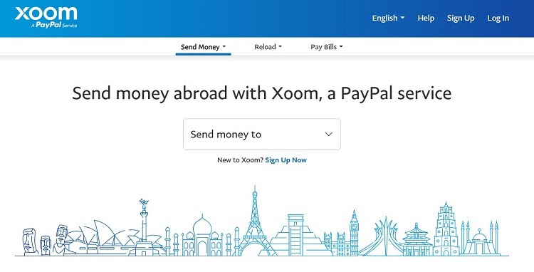 Use Xoom to send money to another country