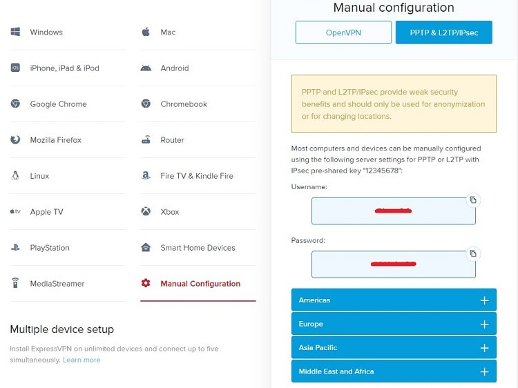 Install VPN on Windows manually