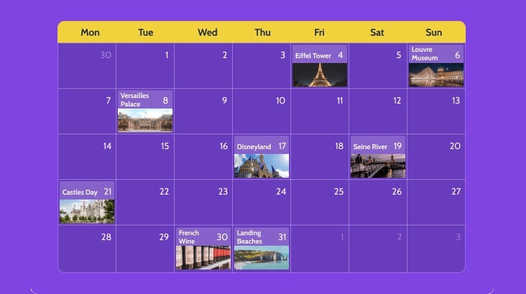 JetEngine Calendar