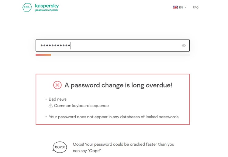 Kaspersky Password Checker 