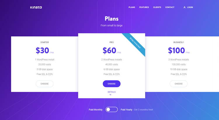 Kinsta hosting for WordPress