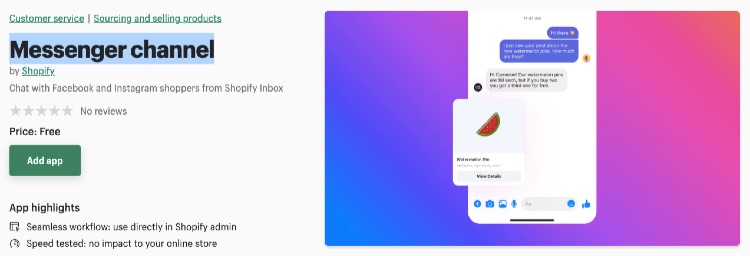 Messenger Channel: Free Shopify Apps to Grow Your Online Business