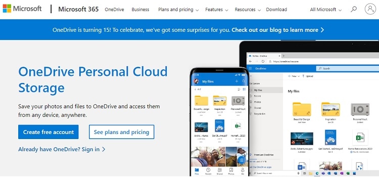 OneDrive is your best cloud backup partner for your office files 