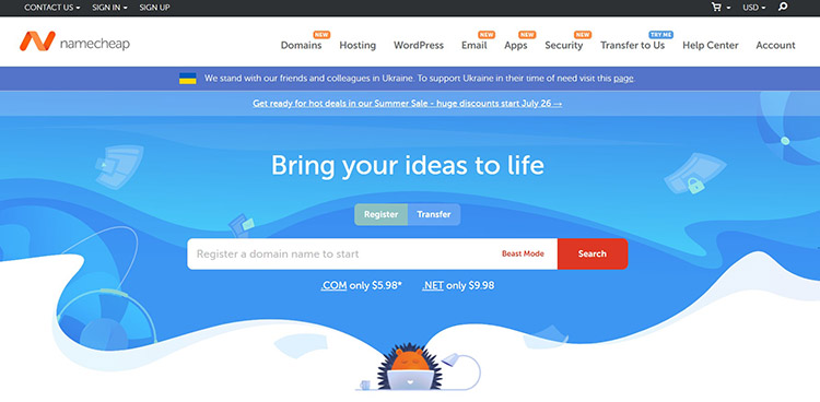 NameCheap Hosting