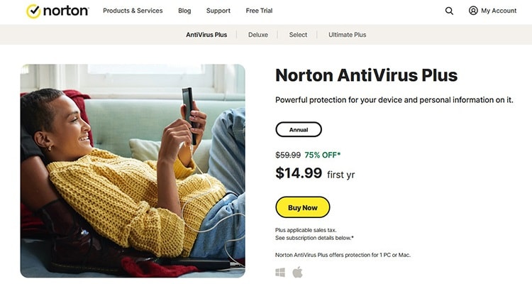 Norton AntiVirus Plus