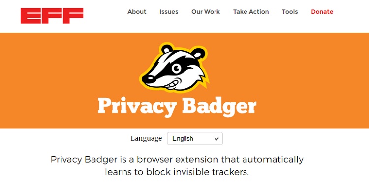 Privacy Badger stops advertisers and trackers from tracking you.