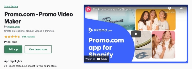 Promo Video Maker: Free Shopify Apps to Grow Your Online Business