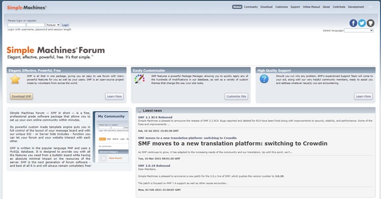 Forum Platform Tool - SMF