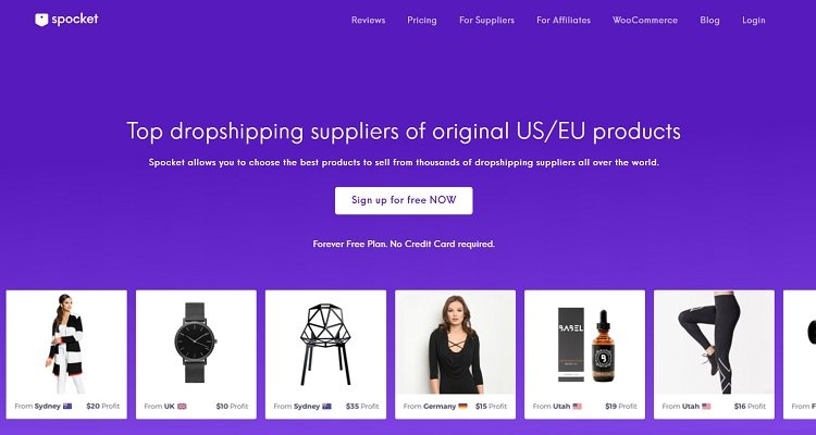 Spocket - dropshipping supplier usa