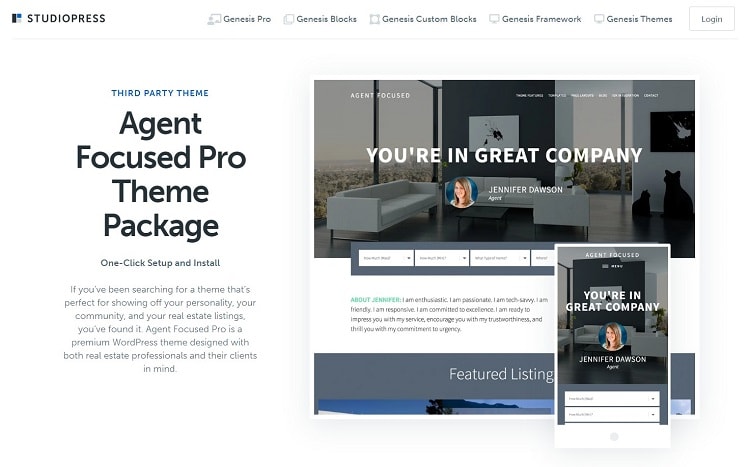 StudioPress - Real Estate Agency Template