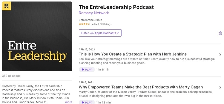 The EntreLeadership Podcast