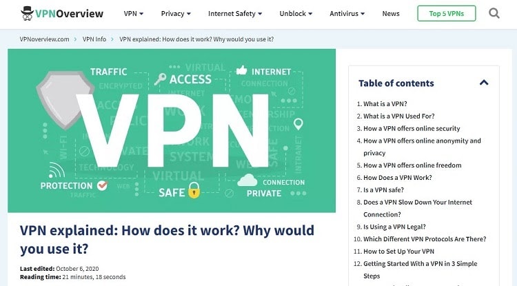 David Janssen of VPN Overview