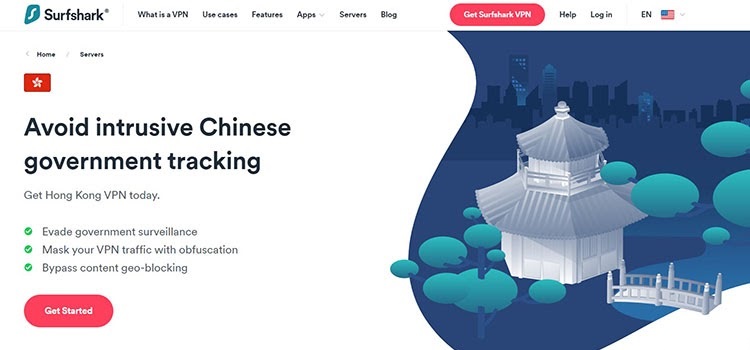 Surfshark works in China