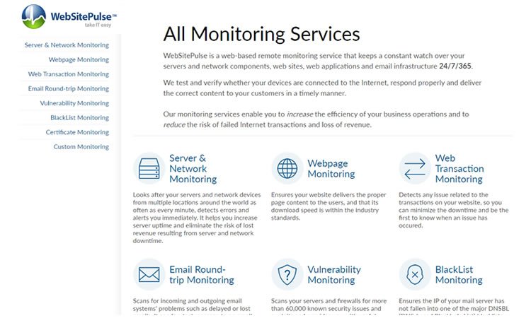 Monitoring your website performance