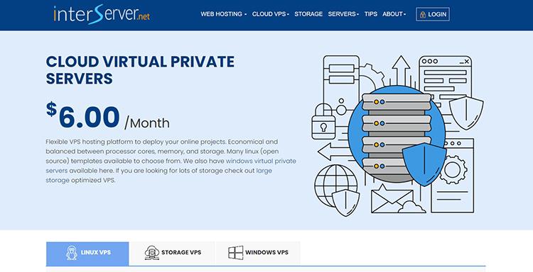 InterServer is known for its highly flexible Cloud VPS plans.
