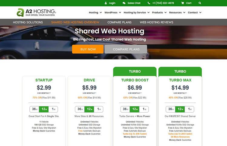 A2 Hosting - - iPage alternative