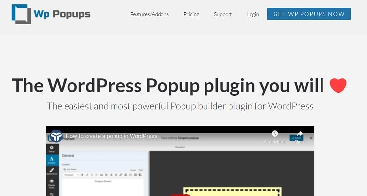 WP Popups - WordPress popup plugin for real newbies