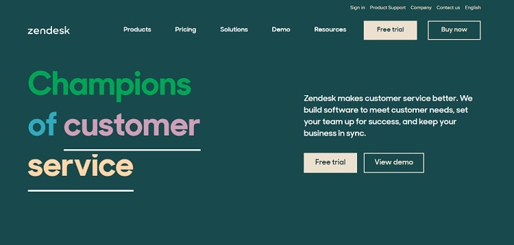 Zendesk - an example of Saas platform for customer support