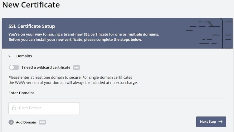 ZeroSSL - SSL Certificate Creation