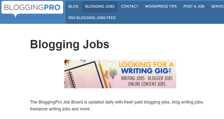 Bloggingpro job board