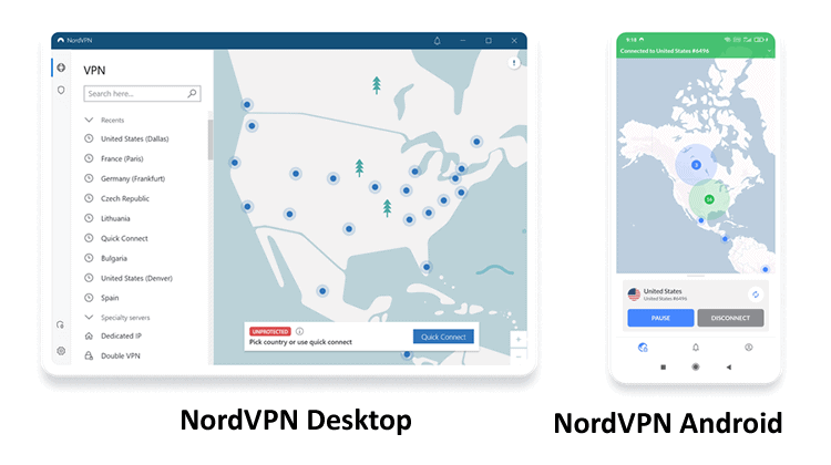 NordVPN Product Screenshot