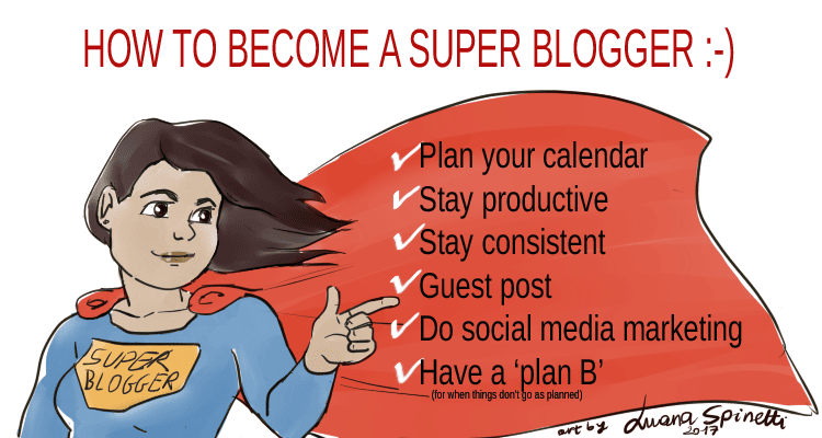 Become a super blogger with this blog scheduling guide